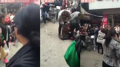 抓奸集锦-特精甄选第一现场街头扭打吃瓜围观 赤裸裸床上被逮还有被割屌的 各色良家女神狼狈瞬间 (261)